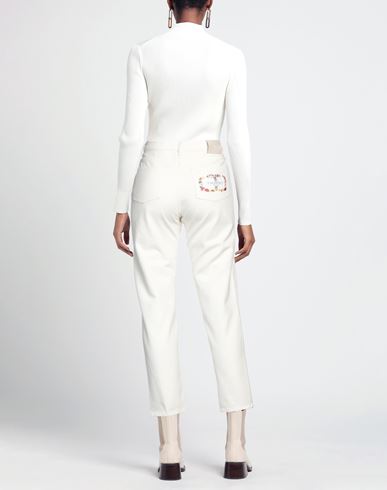 Woman Denim pants White