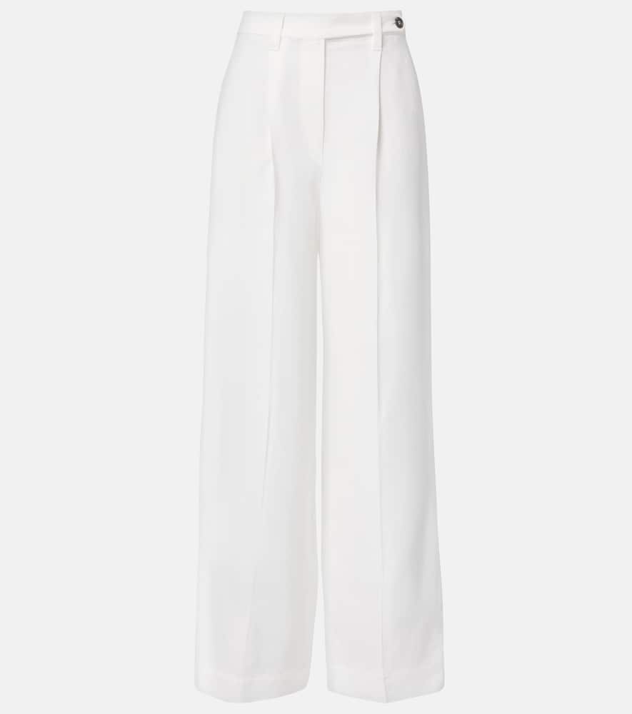 High-rise wide-leg pants