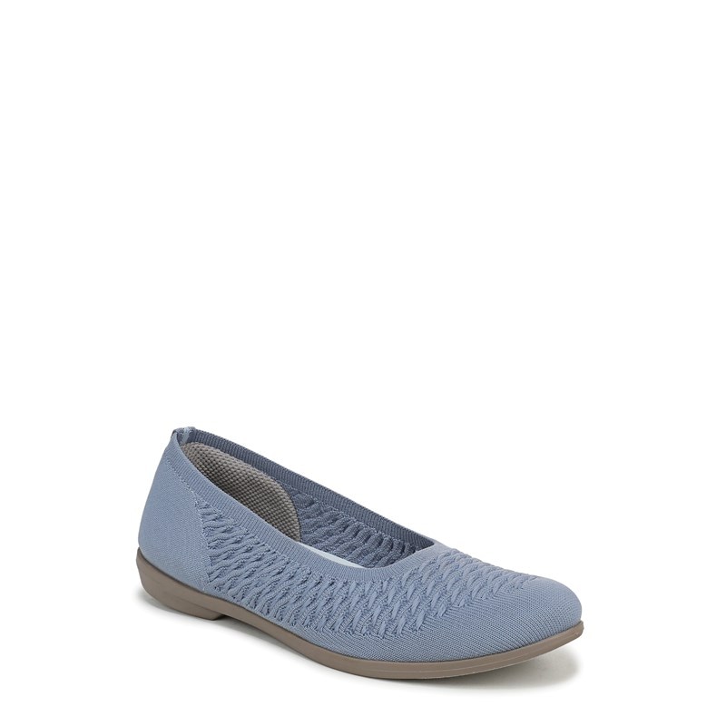 Women's Khloe Flat Shoes (Stonewash Blue Knit Fabric)
