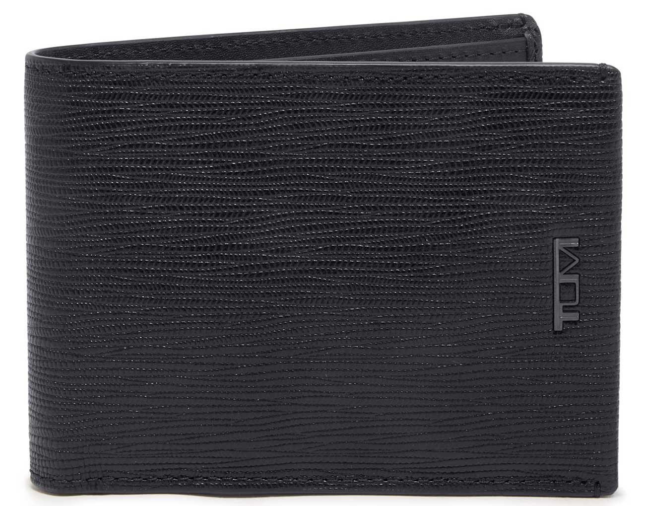 Nassau Double Billfold in Black Embossed