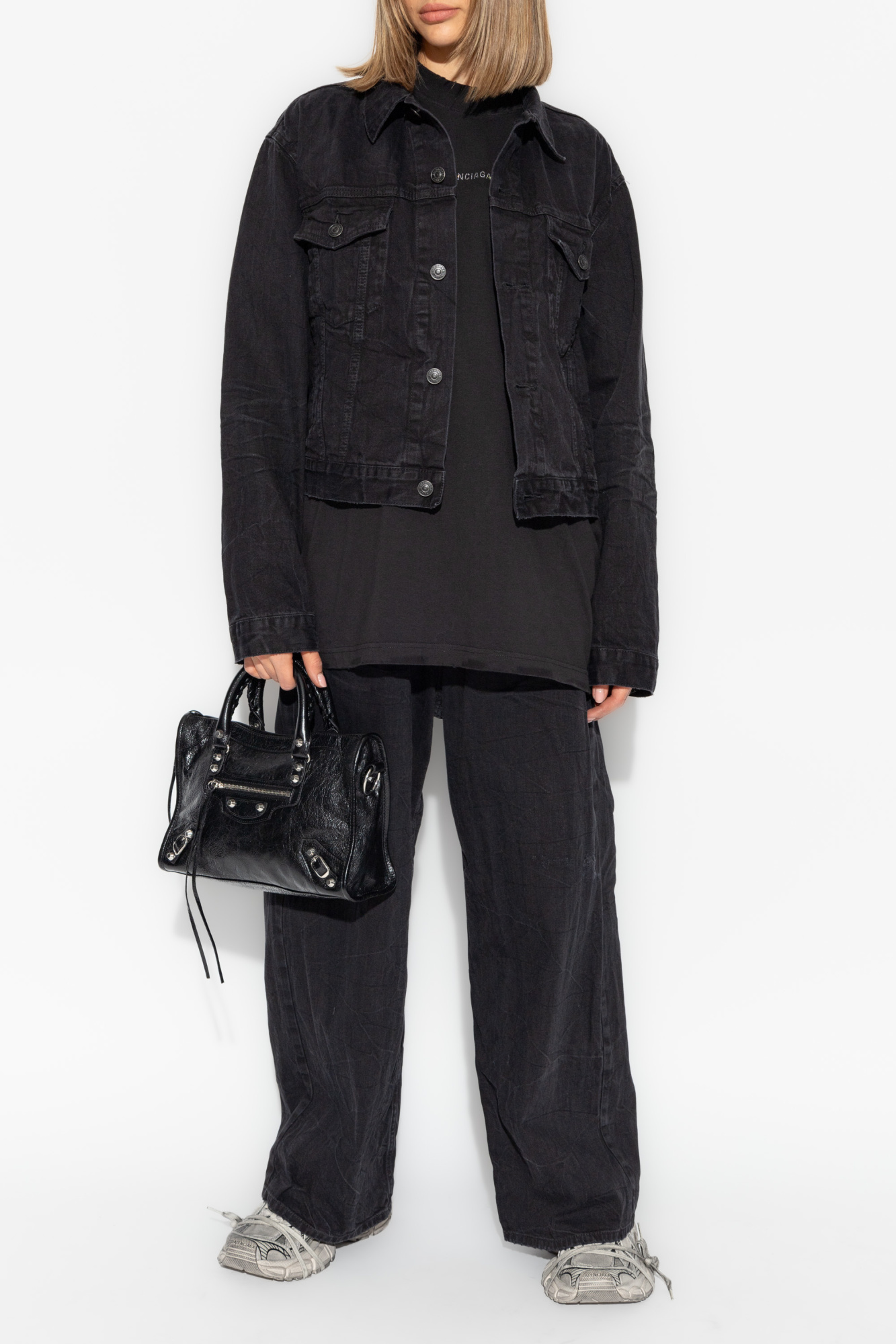 Denim Jacket, Women's, Black