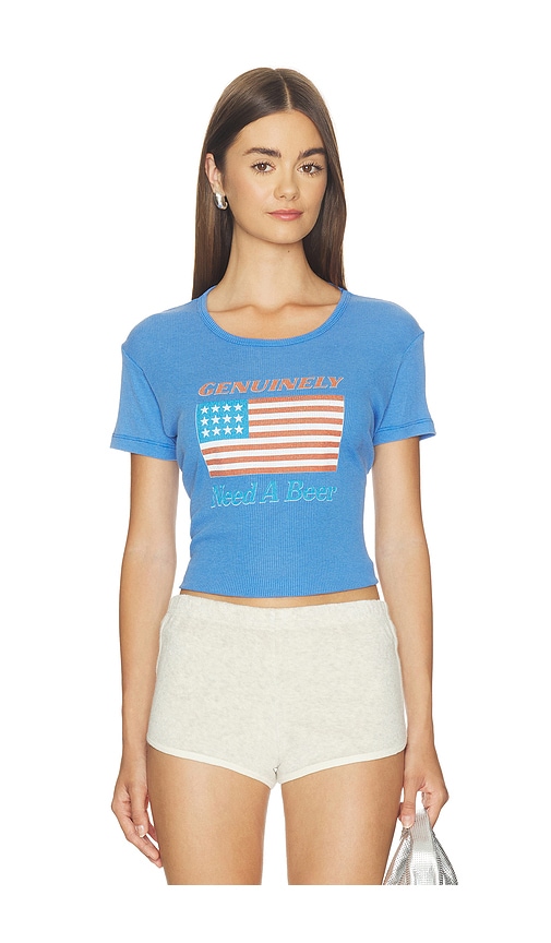 The laundry room camiseta genuinely need a beer en color azul S tambiÃ©n en XS, M