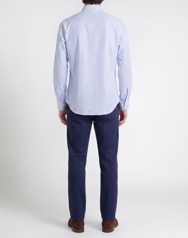 Man Shirt Azure Size 17 ¾ Polyamide, Elastane