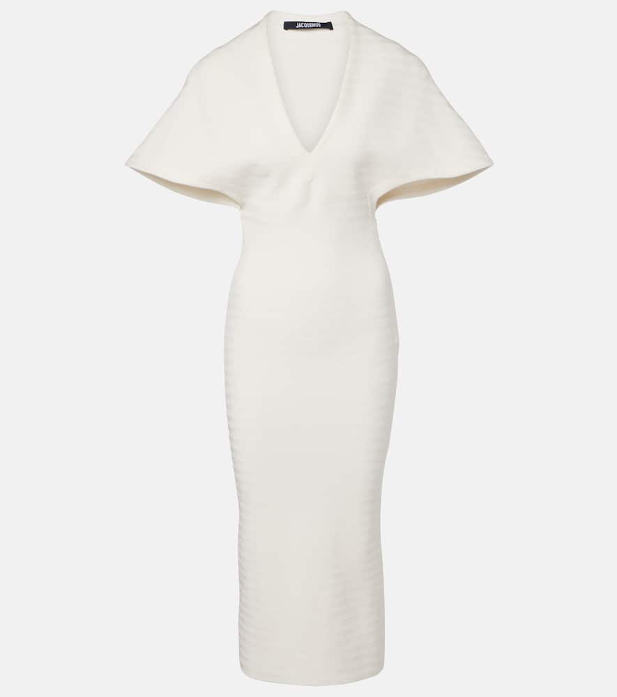 Knitted midi dress