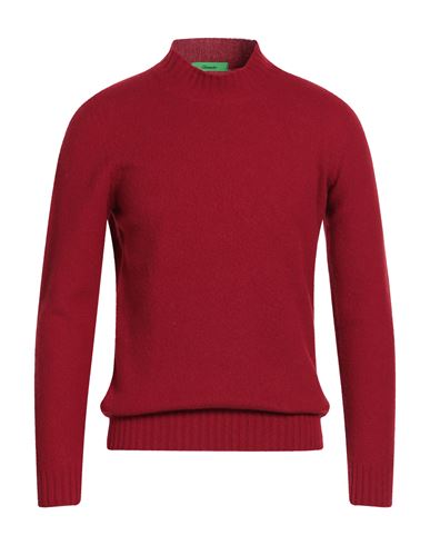 Man Turtleneck Red Size 42 Lambswool