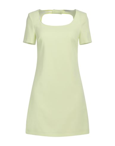 Patrizia Pepe Woman Mini dress Lime green Size 6 Polyester, Elastane