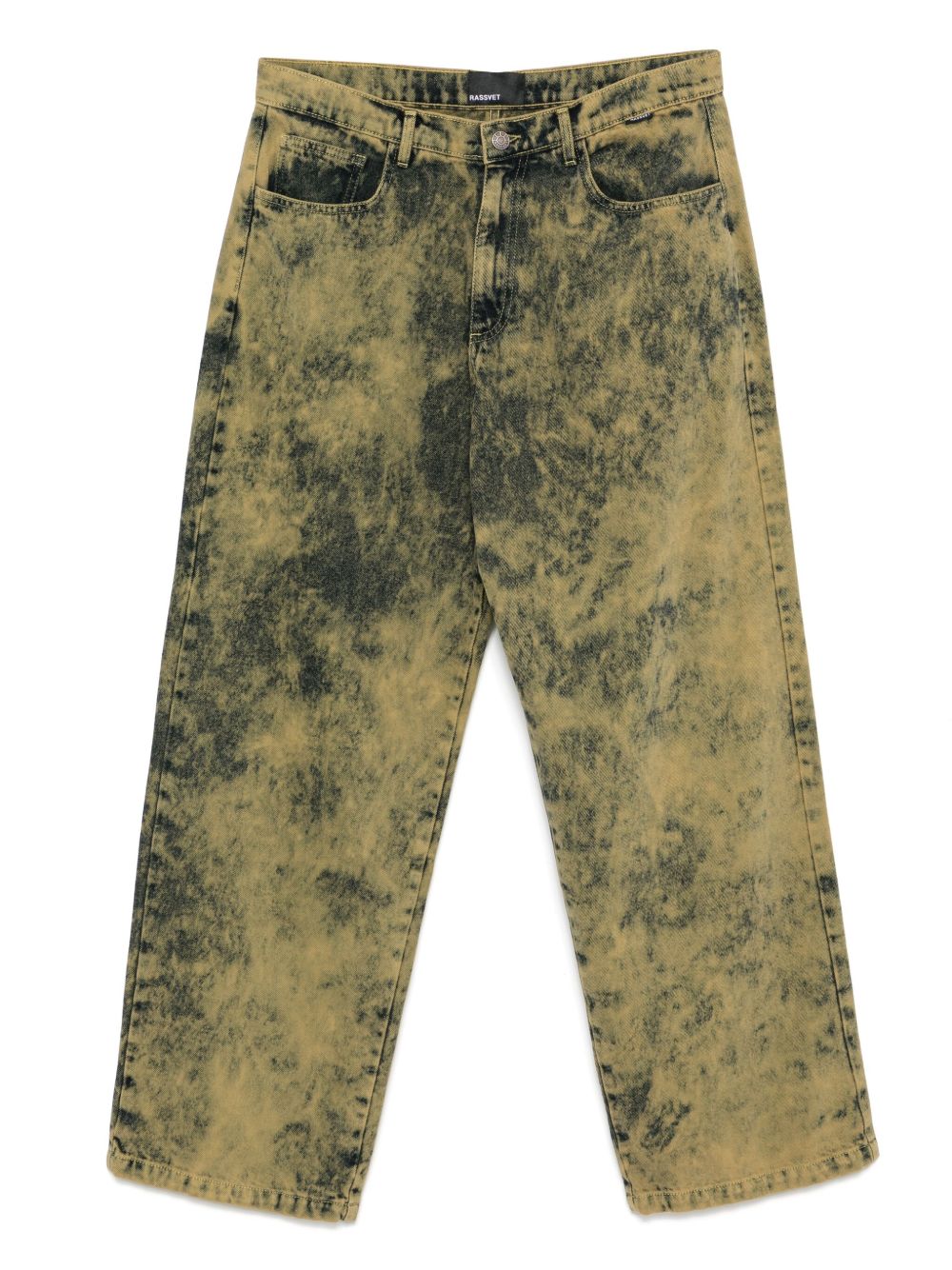 RASSVET stonewashed jeans - Green