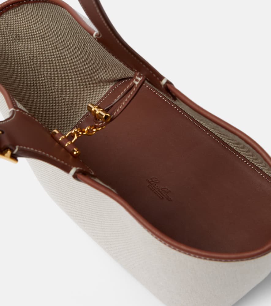 Loro Piana Bobbin canvas tote bag