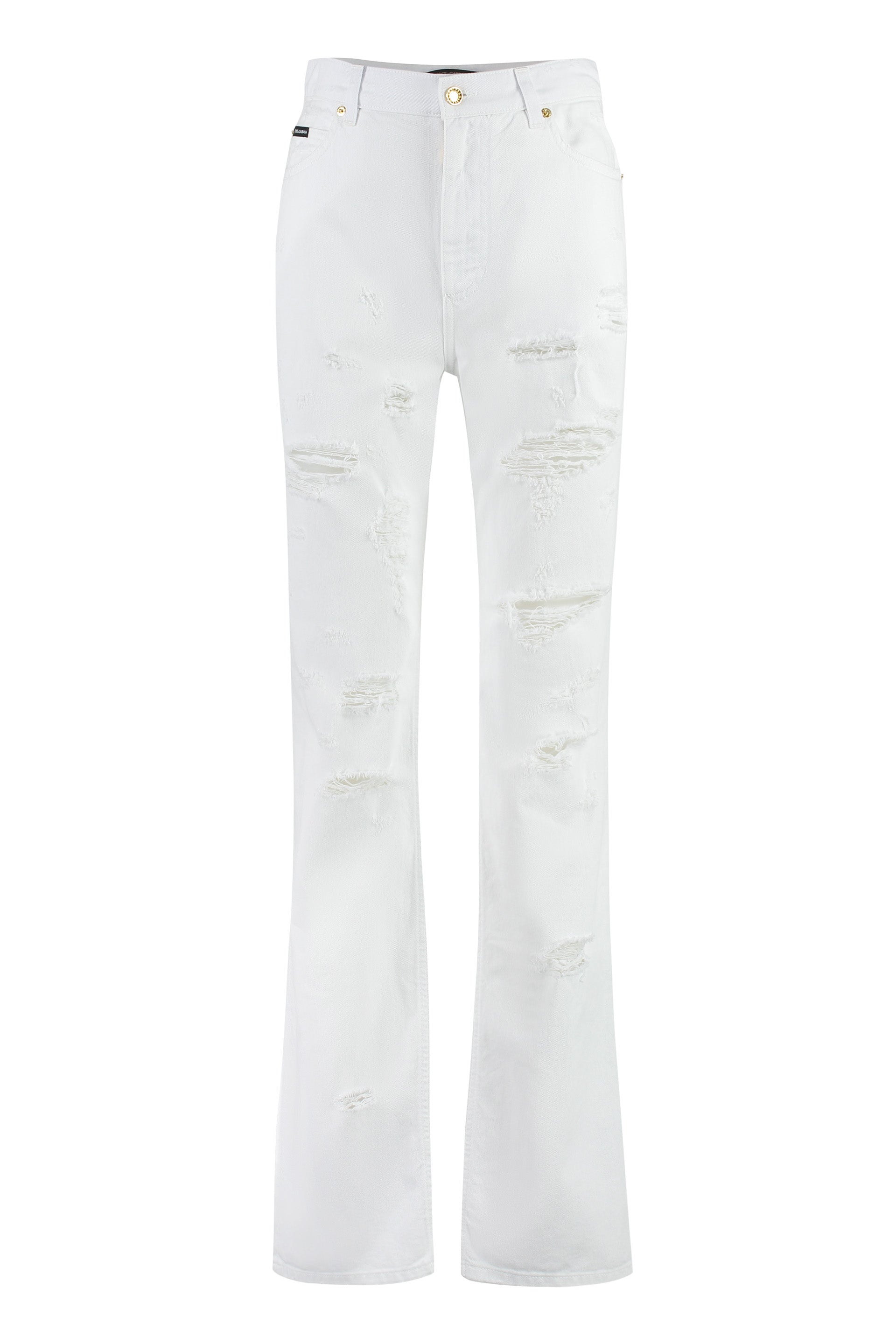 Boyfriend Jeans with Rips for Women