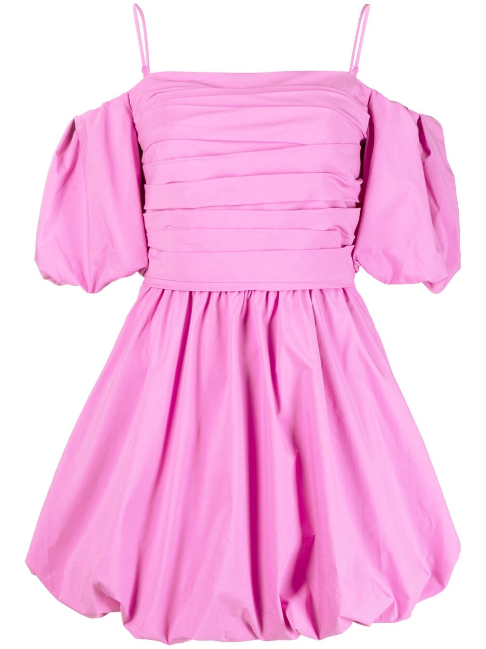 Sanam puff-sleeve mini dress - Pink