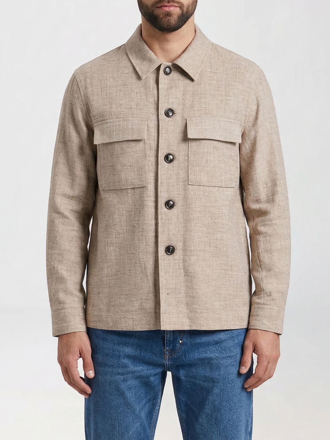 Jacket Men color Beige