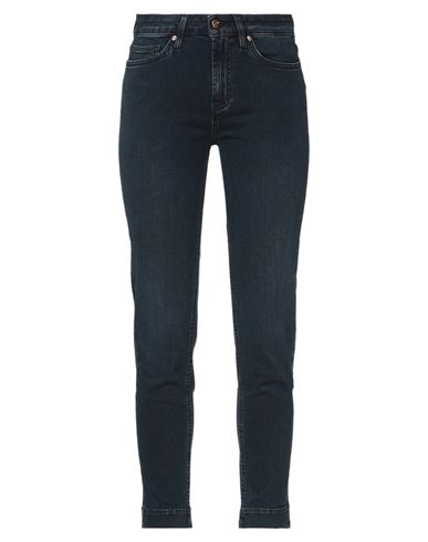 Woman Jeans Blue Size 28 Cotton, Elastane