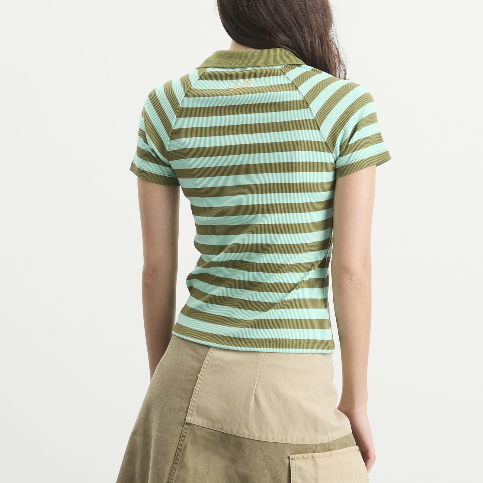 Women's Delphi Polo Top in Green