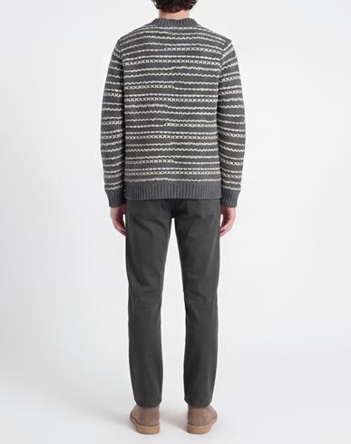 Man Sweater Grey Size L Merino Wool, Polyamide, Cashmere