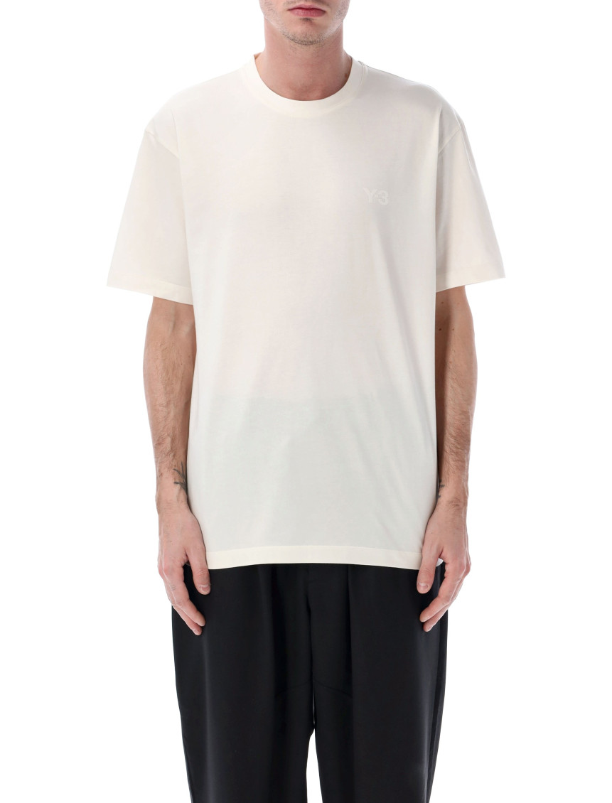 Y-3 - short sleeve crew neck logo t-shirt