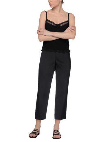 Twinset Woman Pants Black Size 4 Cotton, Modal, Elastane