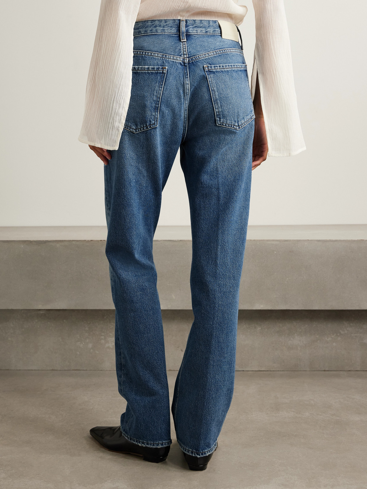 Zurie High-rise Straight-leg Jeans - Blue