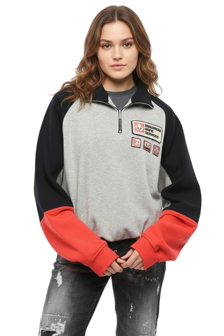 D2 Athletic Panelled Sweatshirt