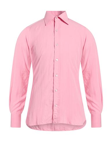 Man Shirt Pink Size 15 ½ Lyocell, Silk