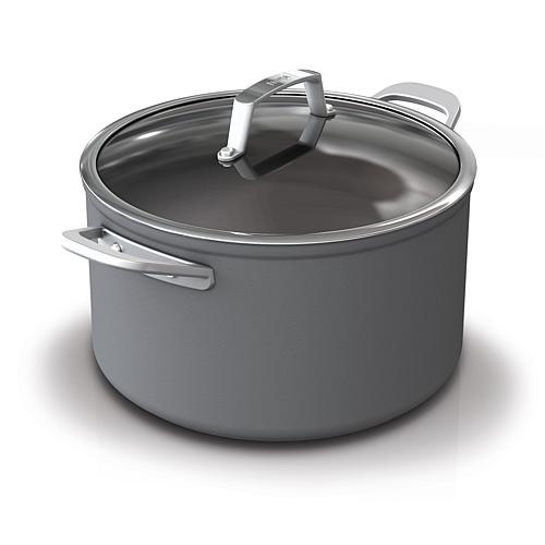 C30480 Foodi NeverStick Premium 8-Quart Stock Pot with Glass Lid