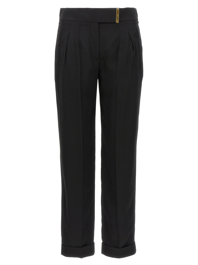 Metal Bar Detail Pants