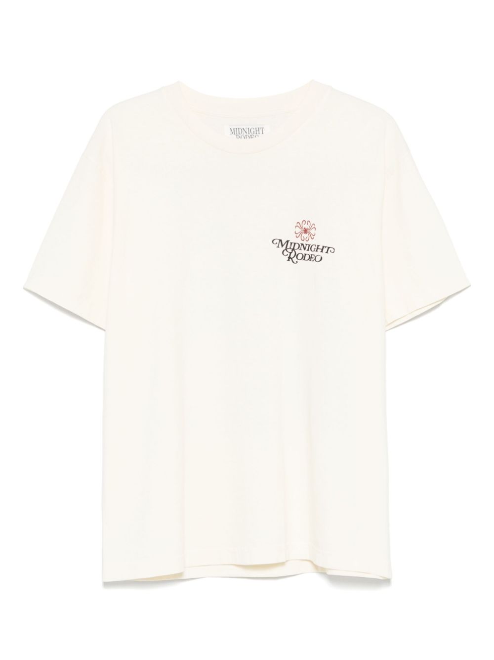 Logo-print t-shirt - Neutrals