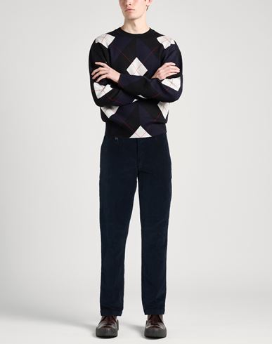 Man Pants Midnight blue Size 30 Cotton, Elastane