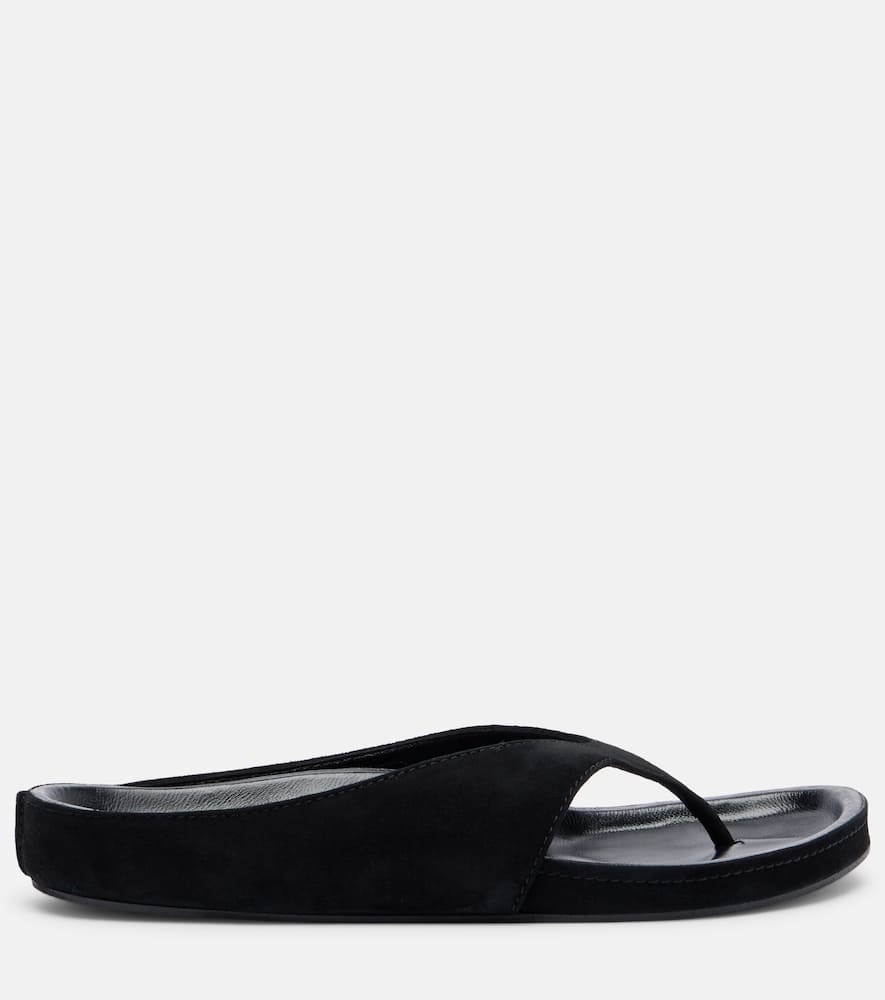 Yaga suede thong sandals