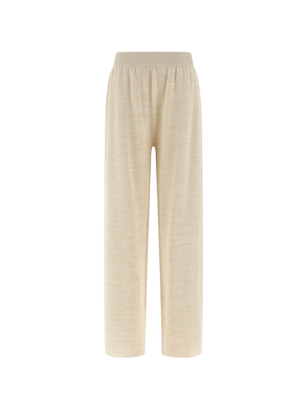 Cotton wide-leg trousers