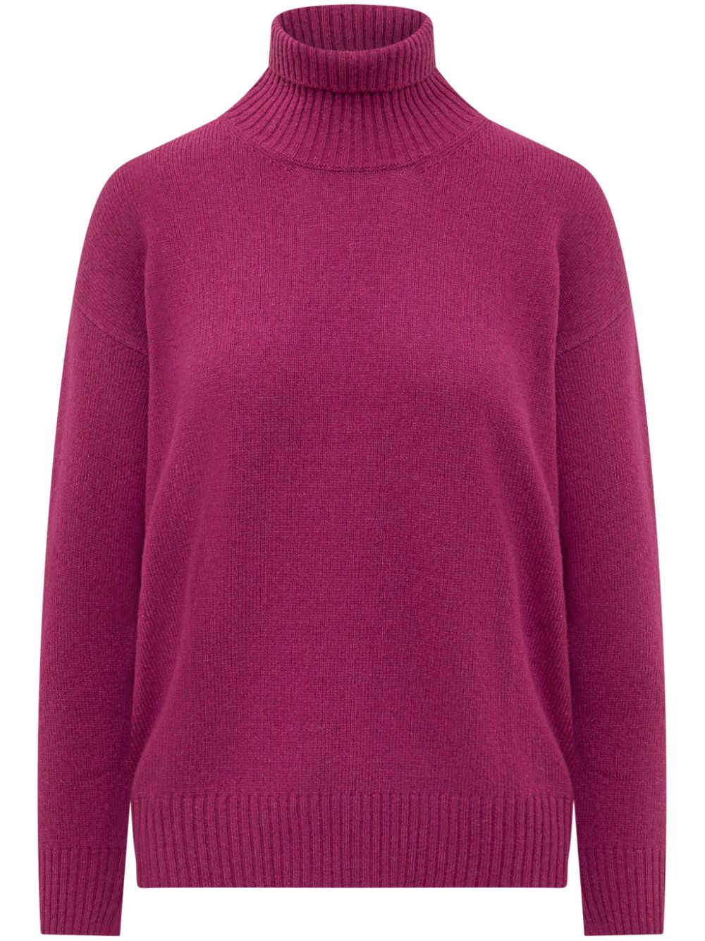High-neck jumper - Pink
