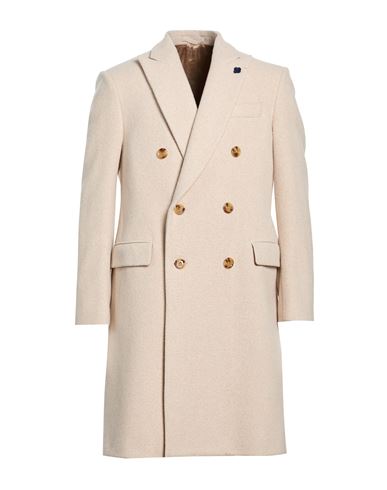 Man Coat Beige Size 38 Wool, Silk, Nylon, Cashmere