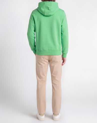 Man Sweatshirt Green Size M Cotton