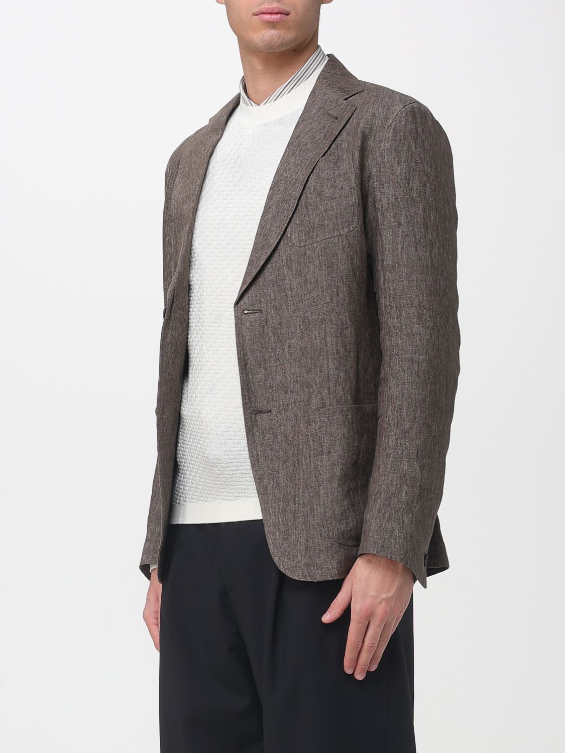 Blazer Men color Brown