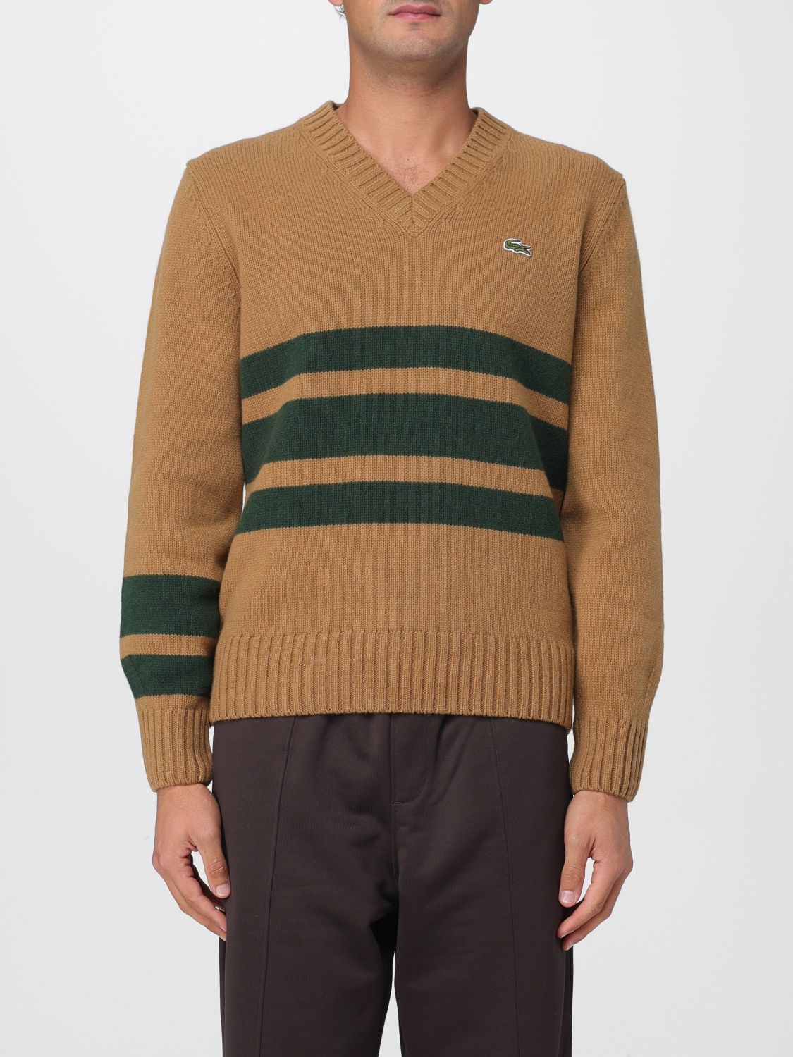 Logo-patch roll-neck jumper - Black