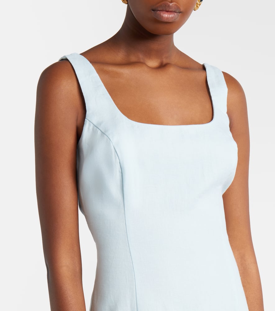 Linen maxi dress
