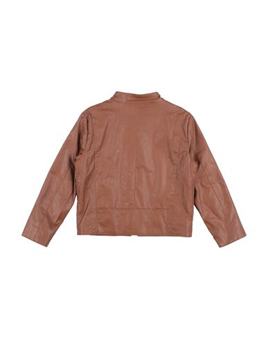 Kid Boy Jacket Brown Size 14 Polyurethane