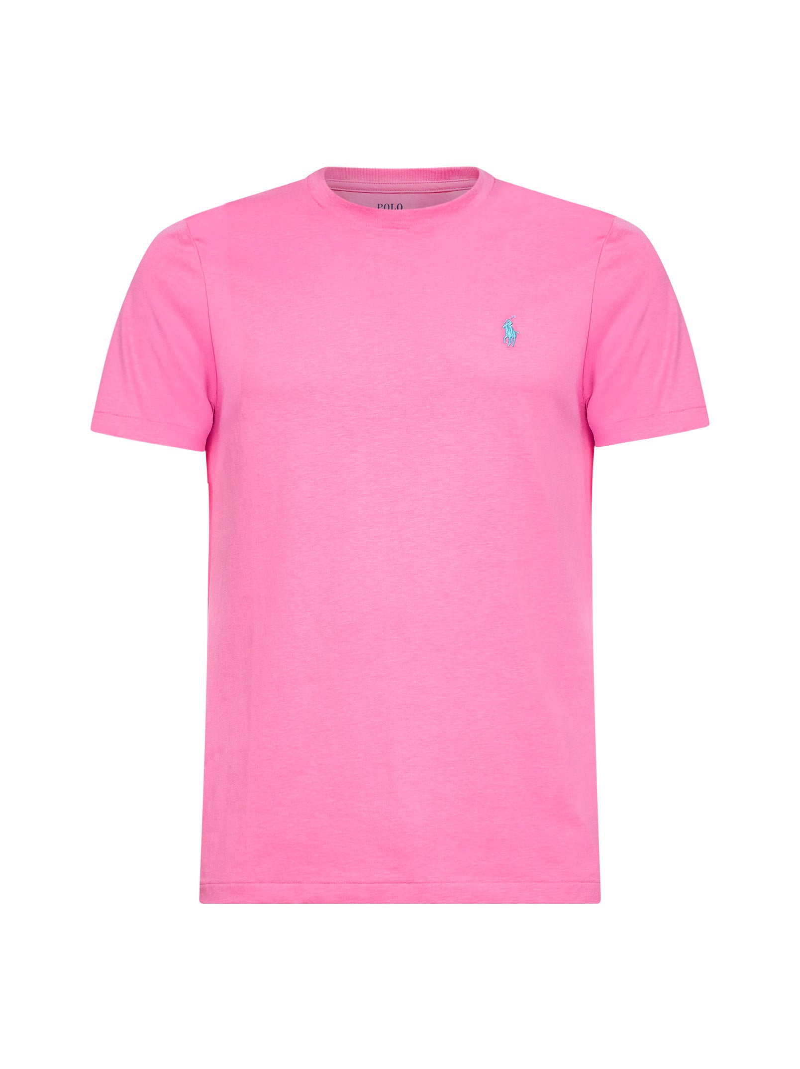 Custom Slim-Fit Crewneck T-Shirt — Pink