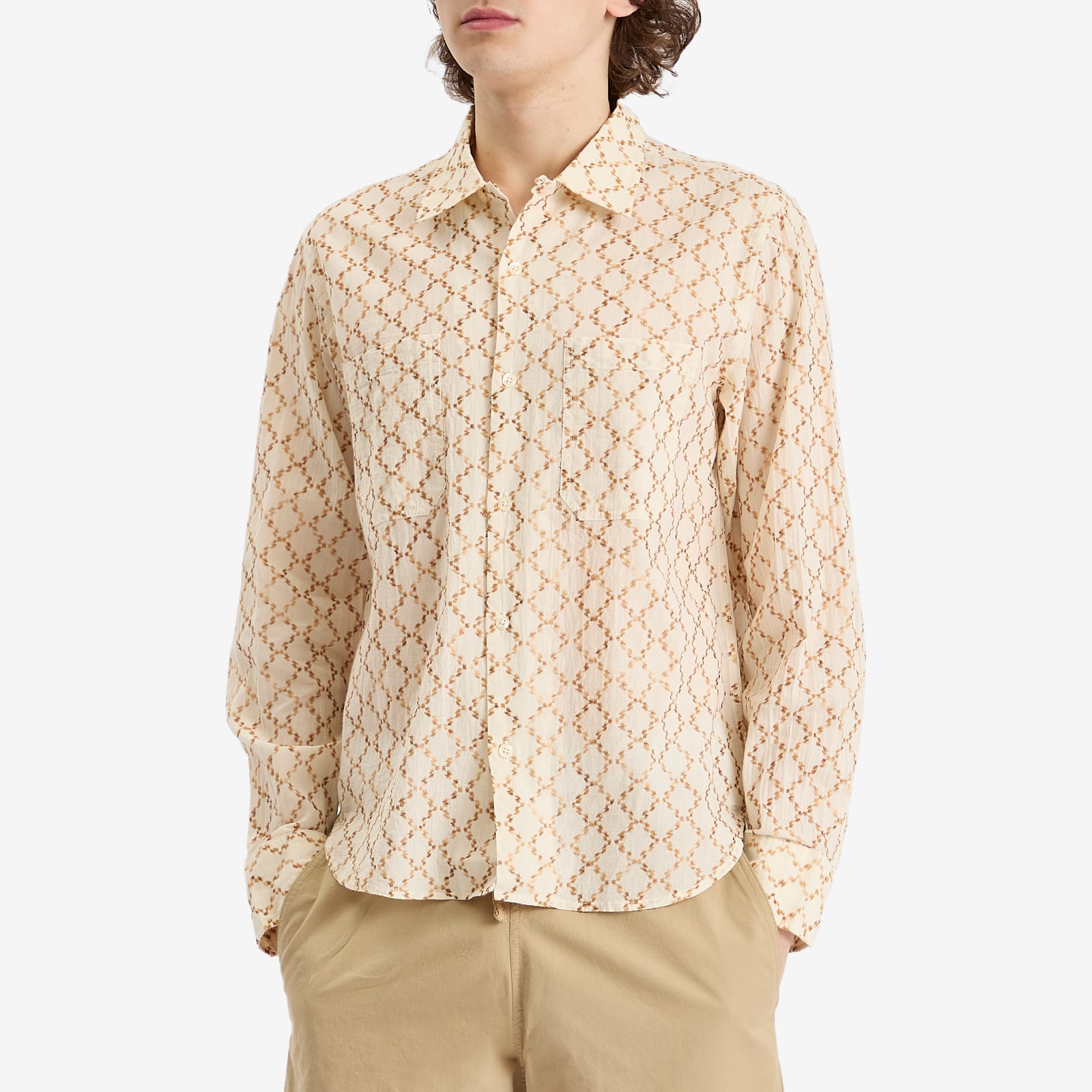 Men's Milta Weave Work Shirt Camel