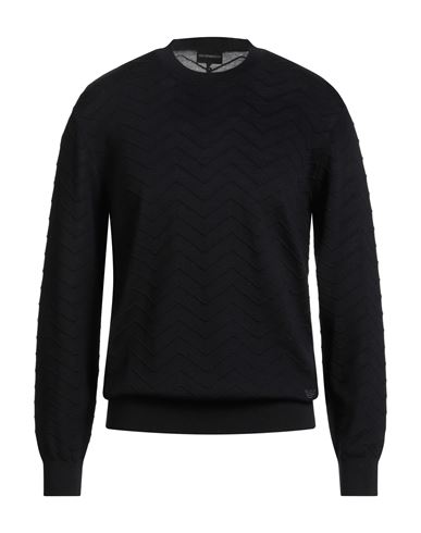 Man Sweater Midnight blue Size S Virgin Wool, Polyamide, Elastane