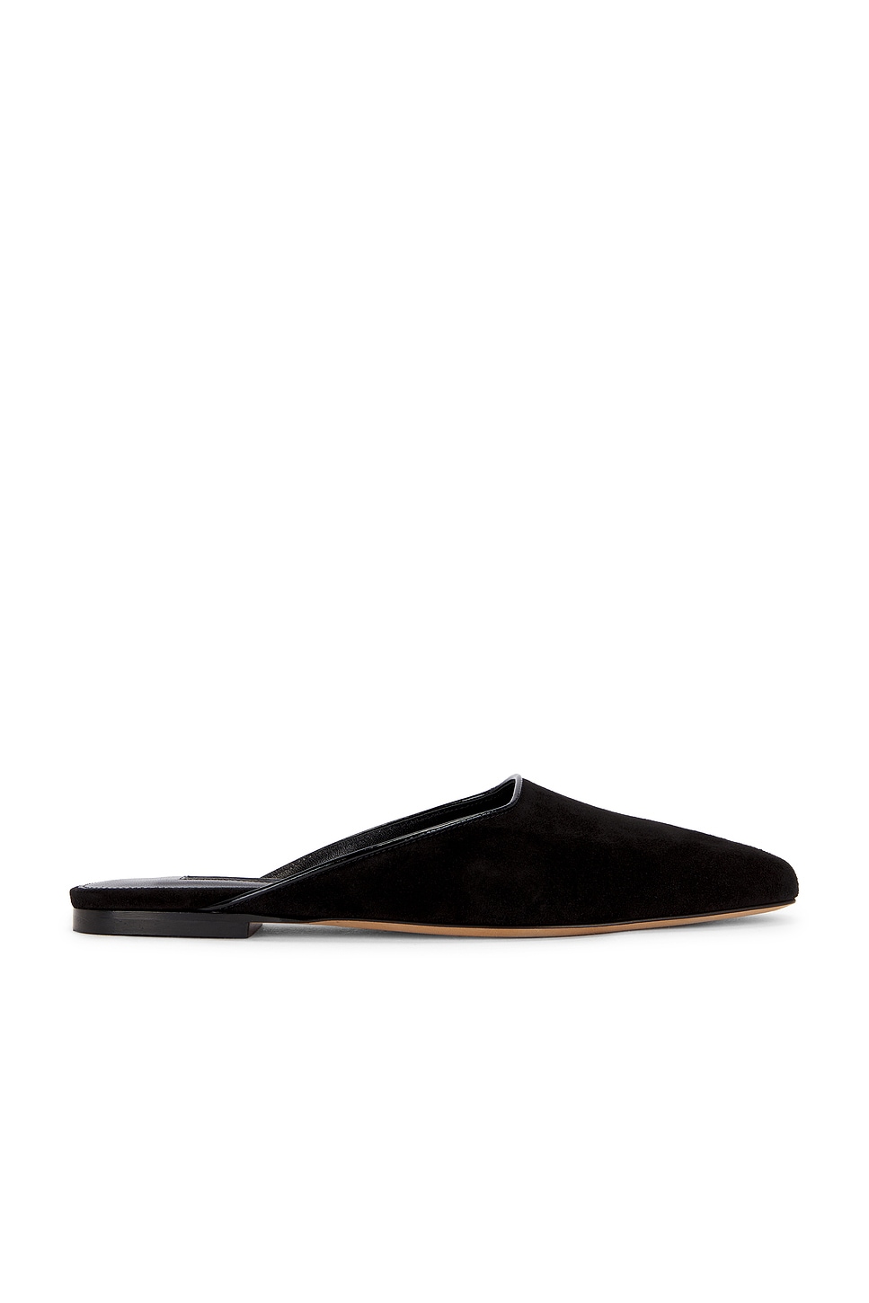 Emme Parsons Flat Mule in Black Suede - Black. 41 also , 36, 37, 38