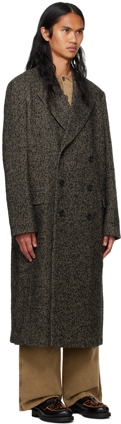 HOPE Gray Herringbone Time Coat