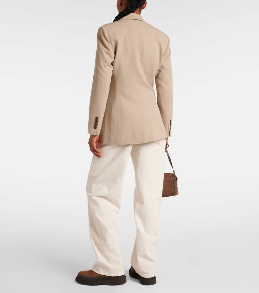 Wool-blend blazer