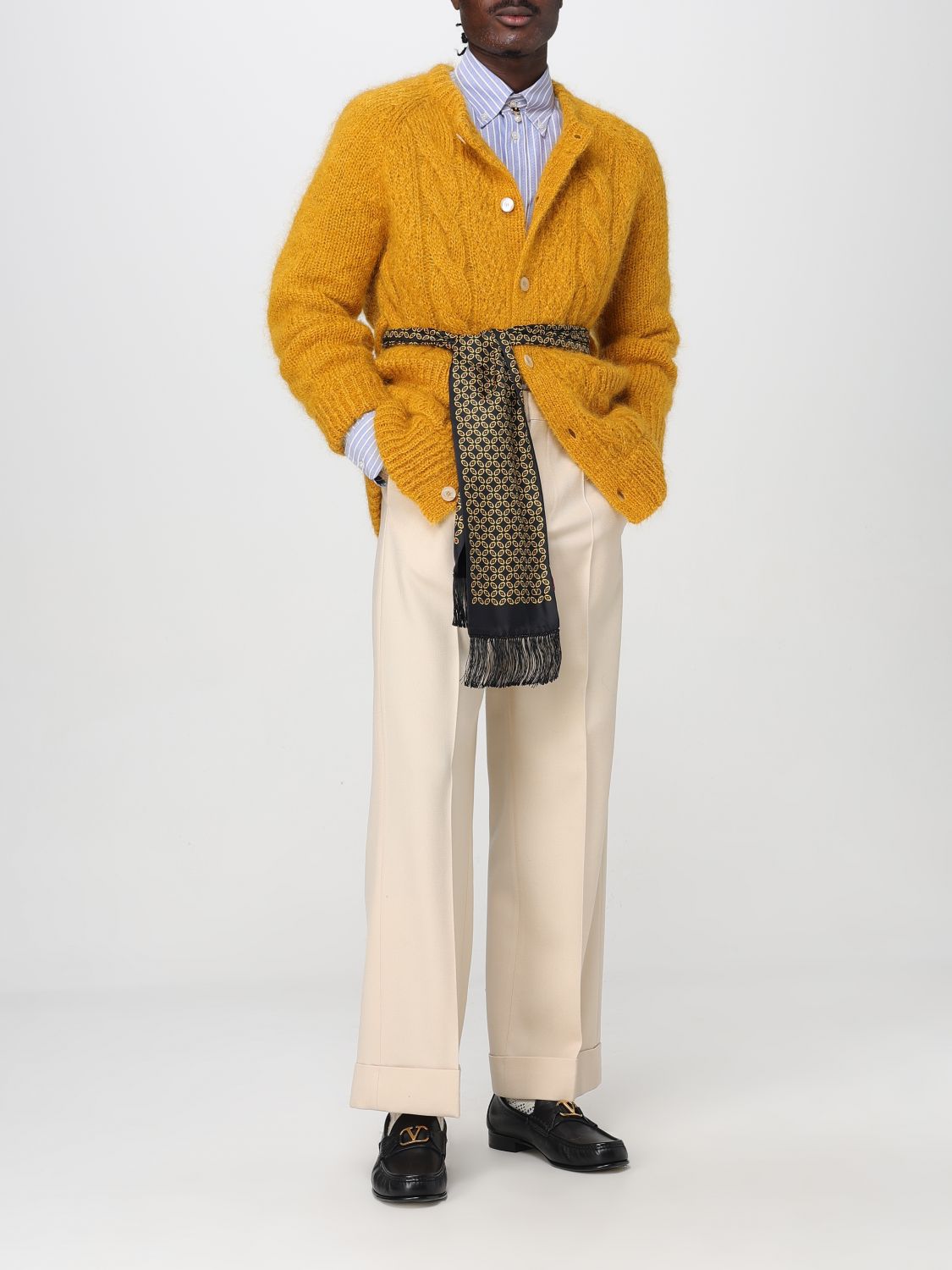 Cardigan VALENTINO Men color Yellow