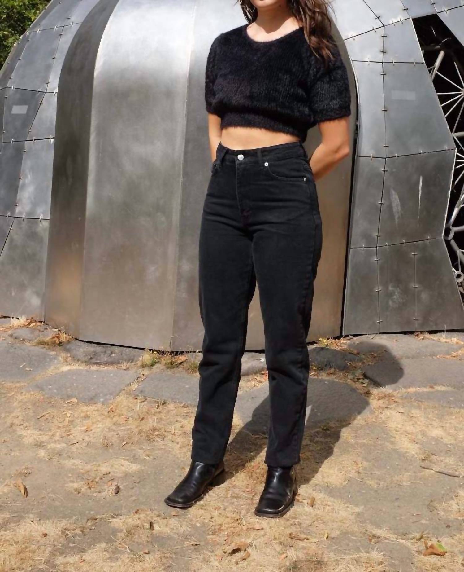 Final Jeans In Black Stone