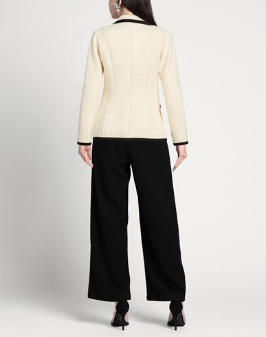 Woman Blazer Ivory Size 8 Wool, Polyester, Cotton