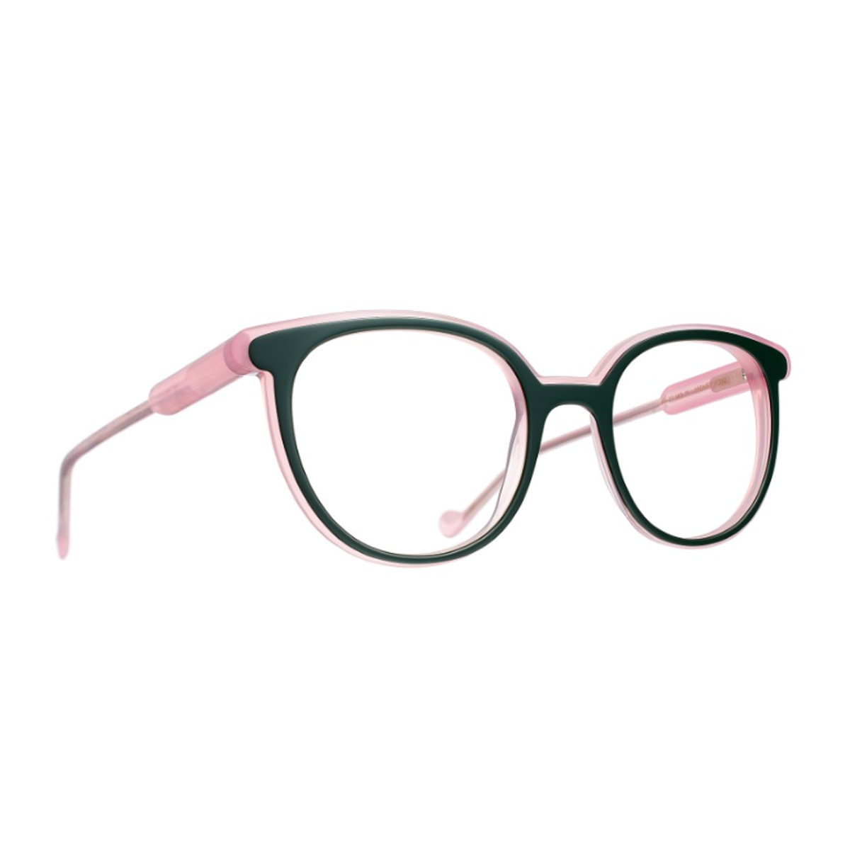 By Caroline Abram Honey 1092 Vert- Rose Clair Verde Acetate Occhiali Da Vista - Women