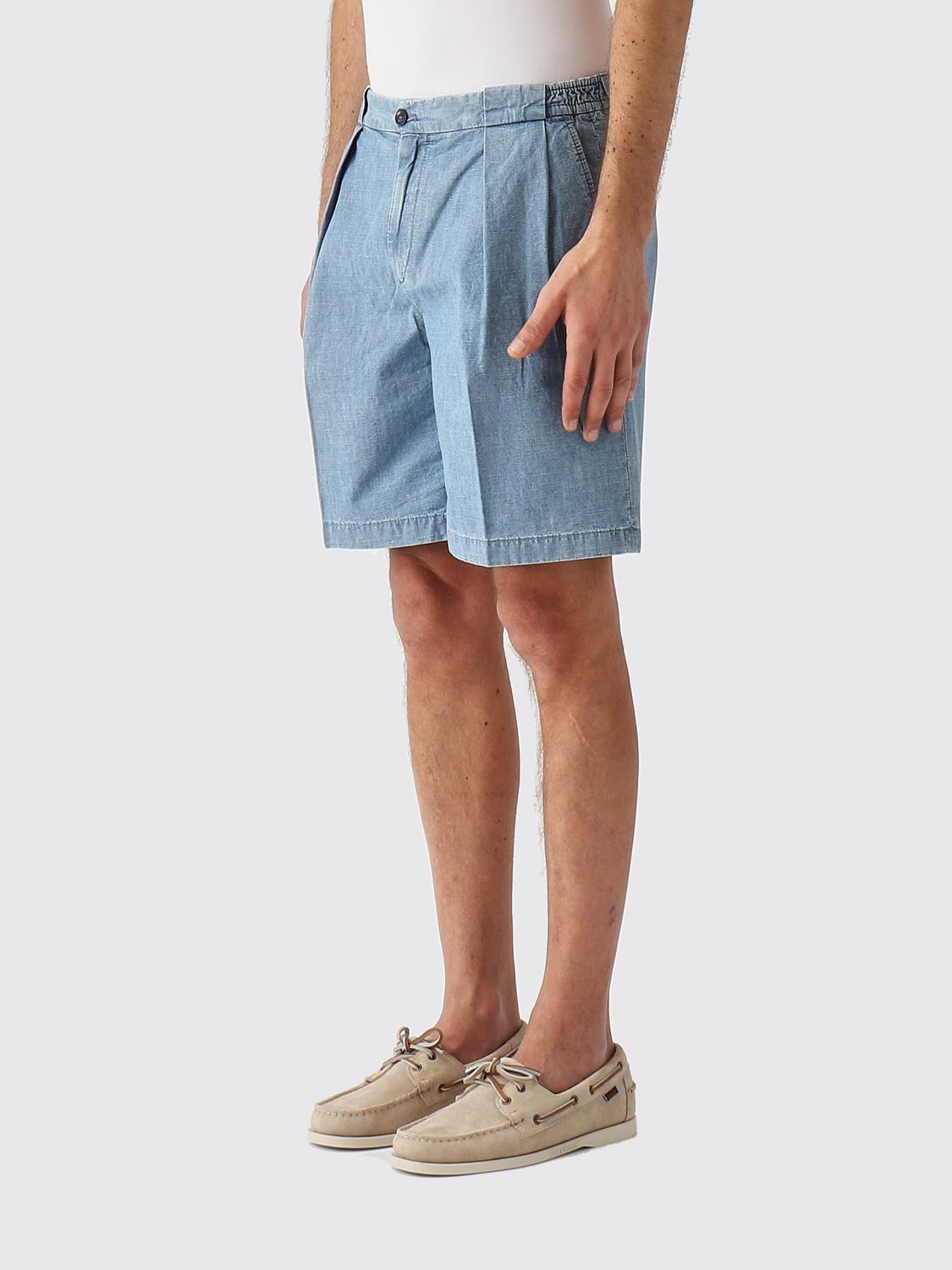 Shorts Men color Denim