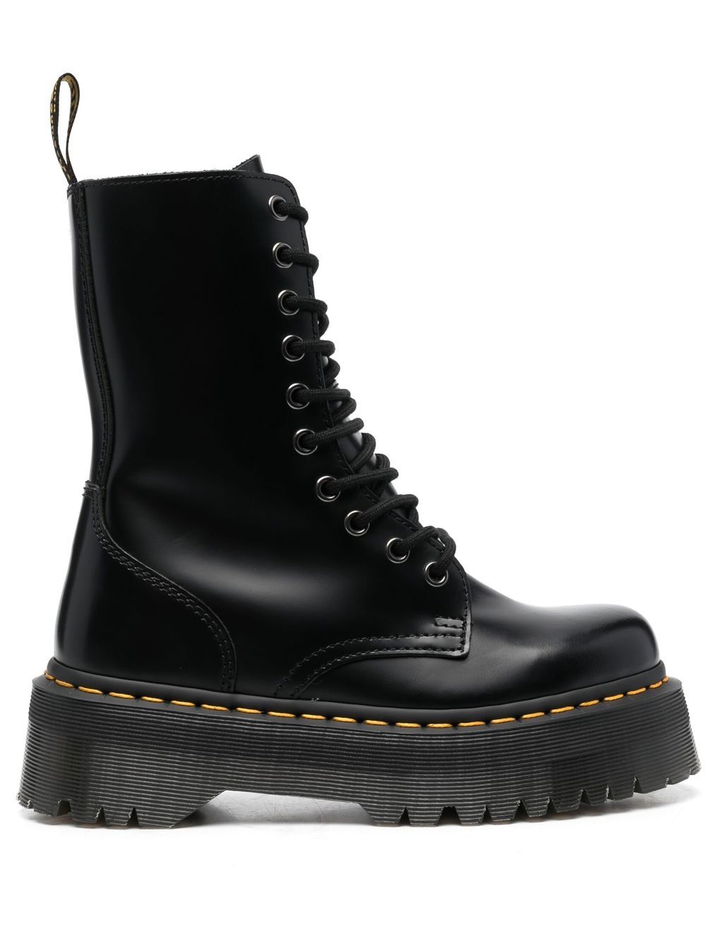 Chunky lace-up boots - Black