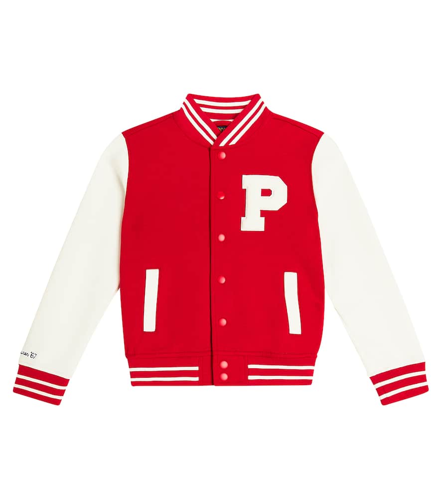 Logo cotton-blend jacket