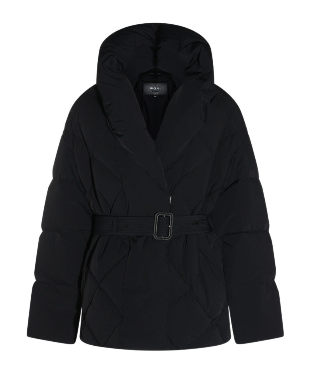 OLIVE Down Belted Jacket